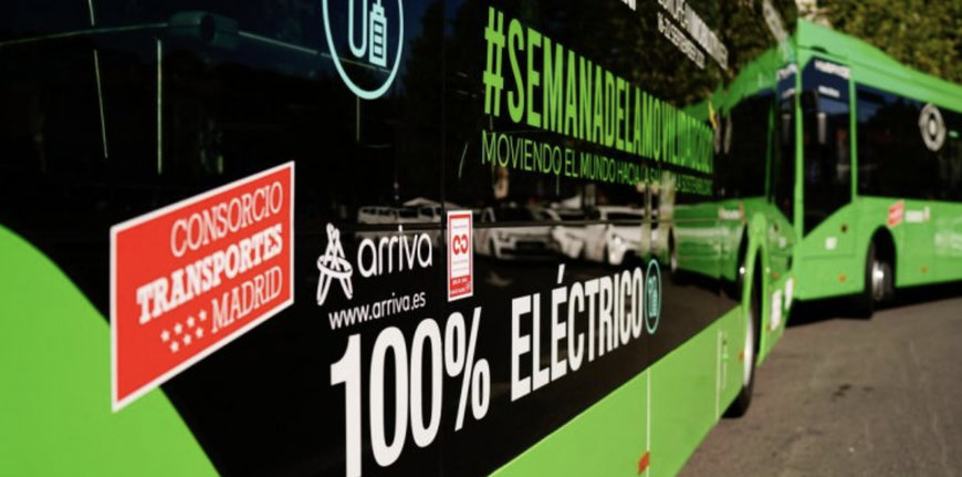 LA COMUNIDAD DE MADRID AVANZA PARA QUE LA FLOTA DE AUTOBUSES REGIONAL SEA CERO EMISIONES